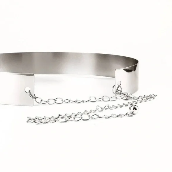 Sleek Silver Women’s Belt - Picture 3 of 8